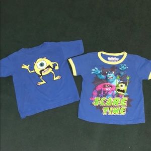 Set of 2 Disney’s Pixar Monster’s Inc T-shirts